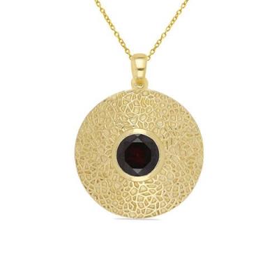 BUY REAL BLACK ONYX SINGLE BRASS PENDANT